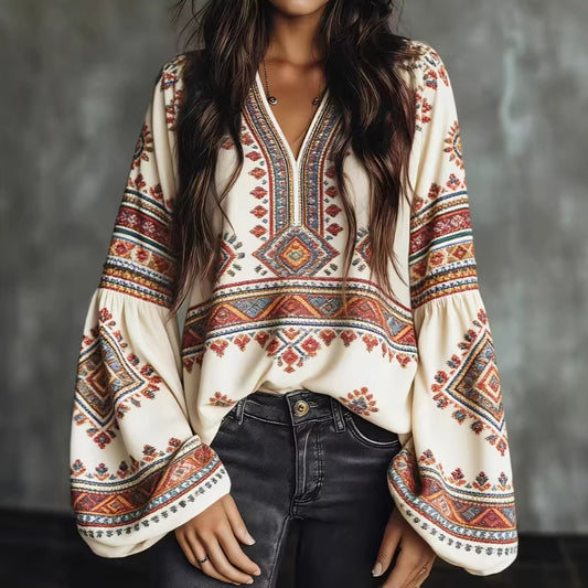Amazons New Cross-Border Bestseller Ethnic-Style Shirt For The European And American Markets