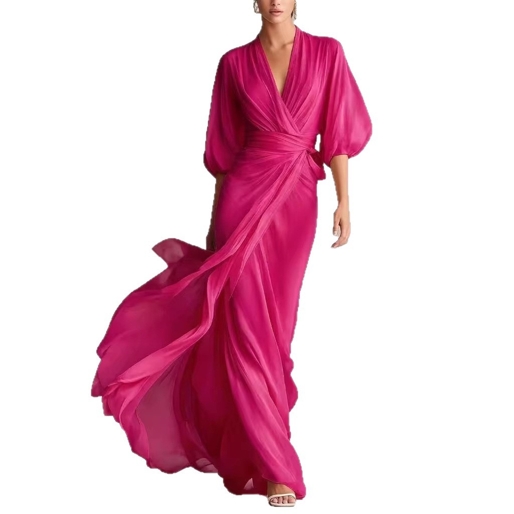 Slim-fit Long Dress For Women