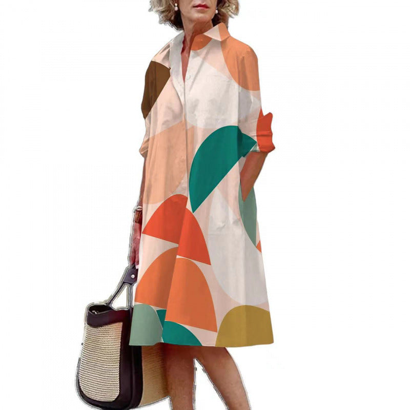 Plus-size Loose-fitting Top Dress