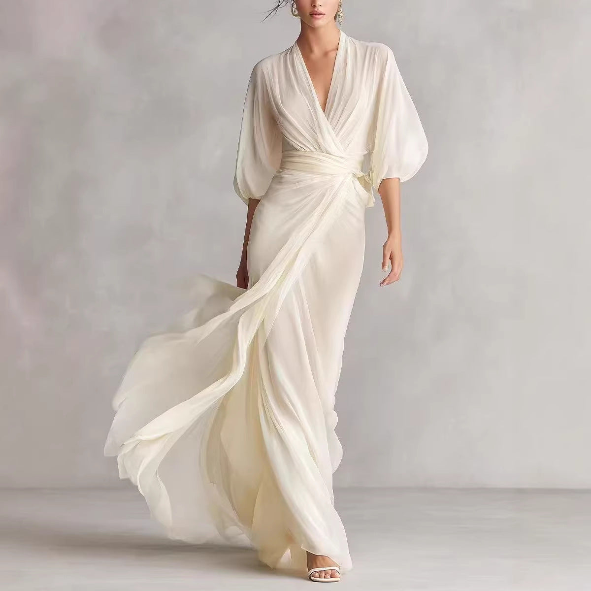 Slim-fit Long Dress For Women
