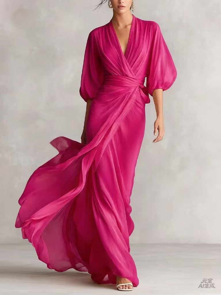 Slim-fit Long Dress For Women