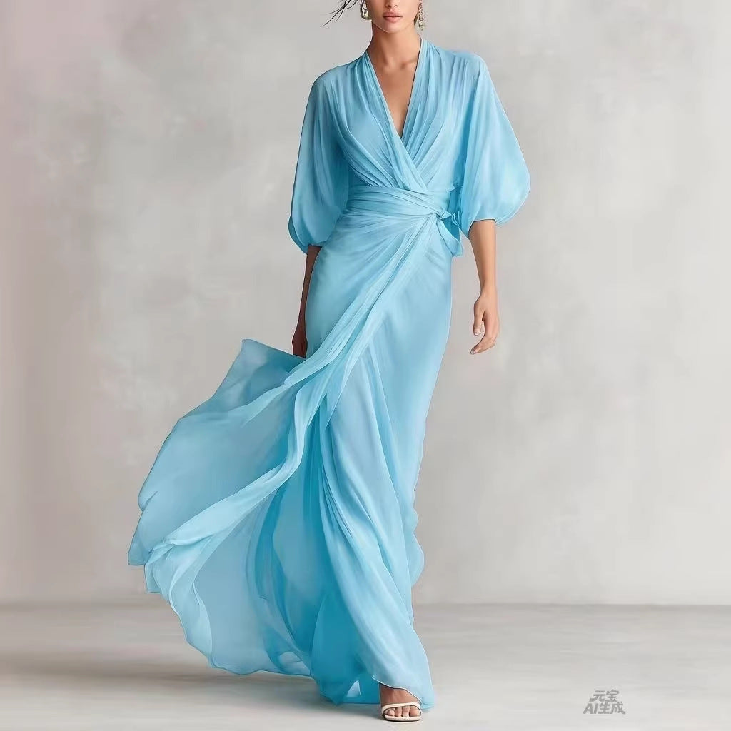 Slim-fit Long Dress For Women