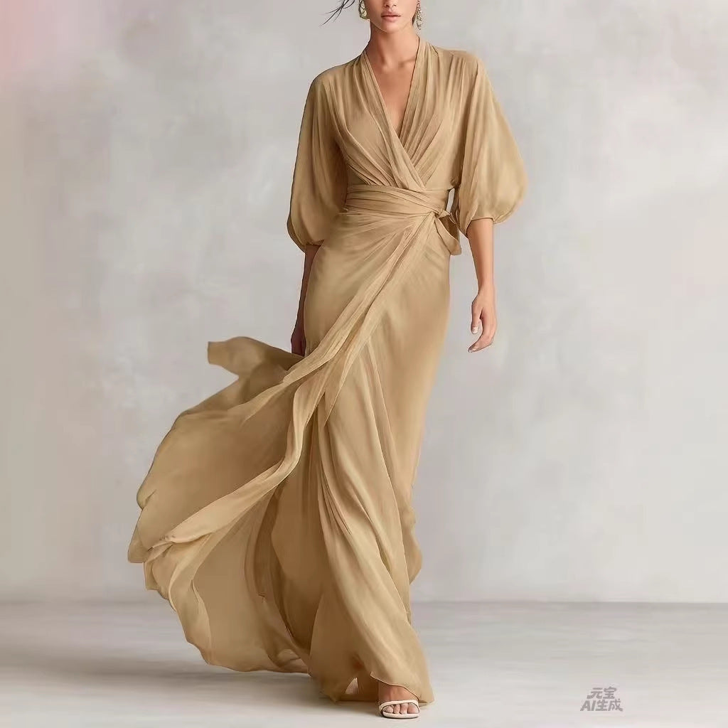 Slim-fit Long Dress For Women