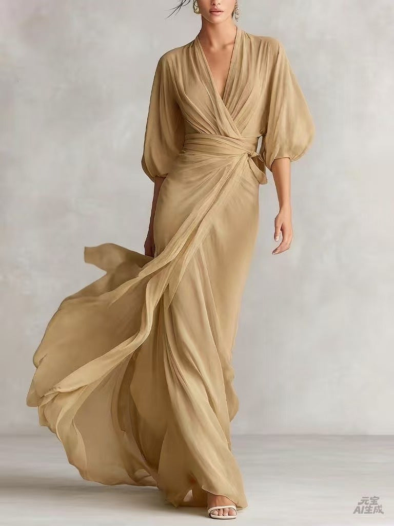 Slim-fit Long Dress For Women