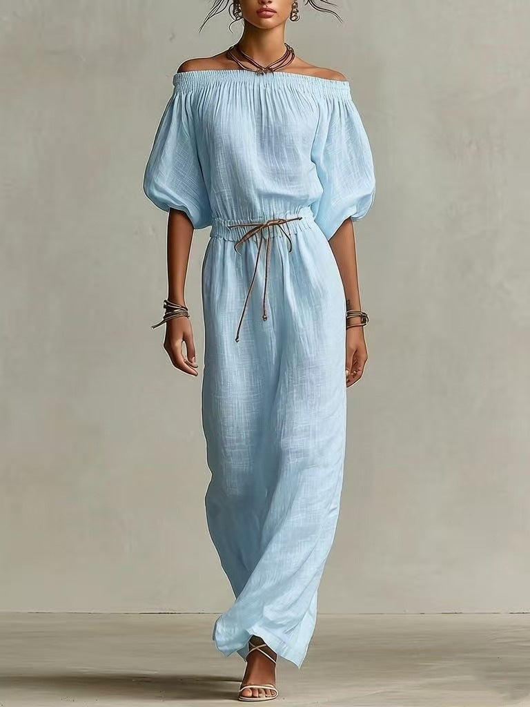 Fashionable Casual Solid-Colored Womens Pants Suit