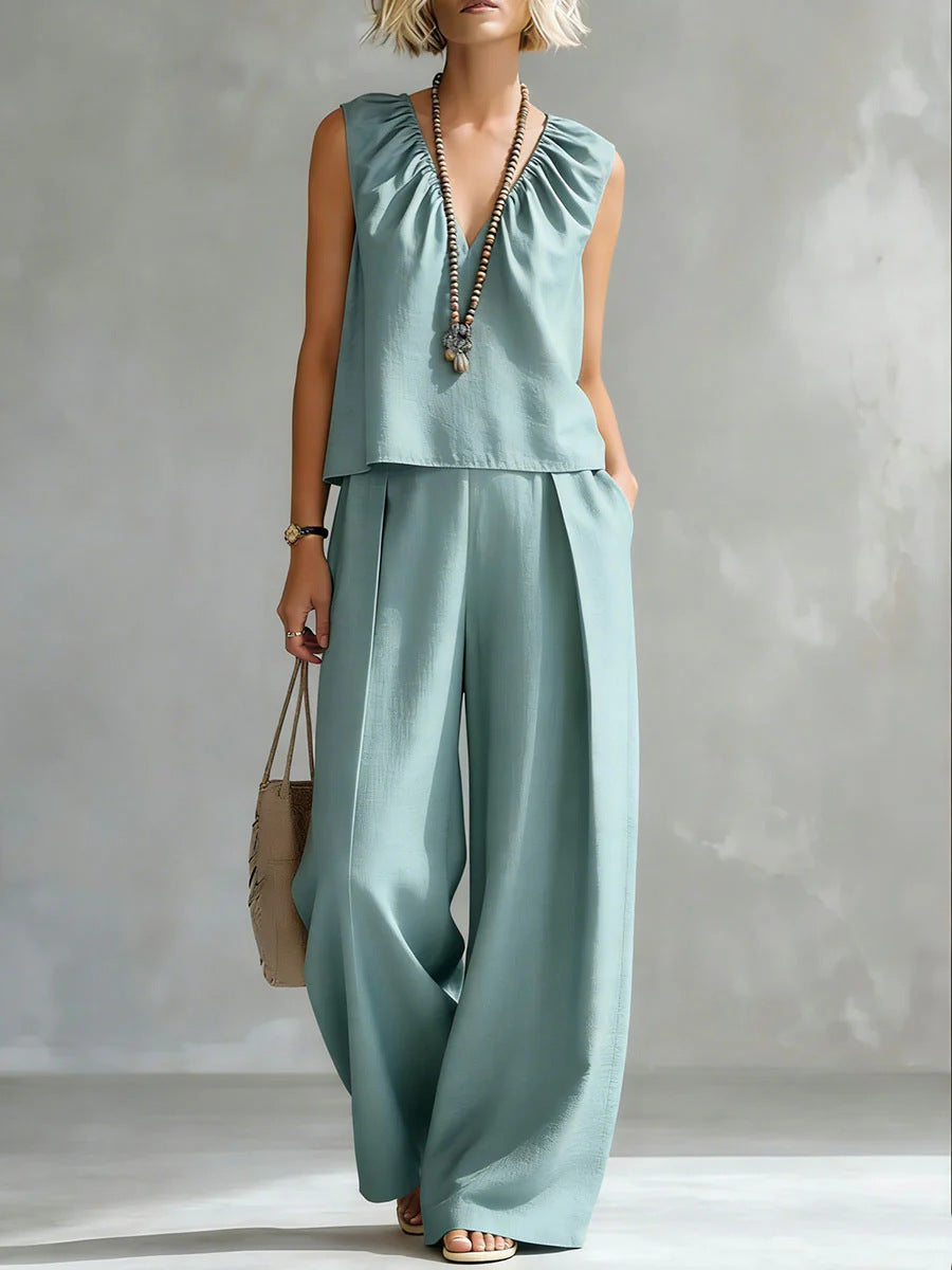 Sexy Urban-style Sleeveless Pantsuit