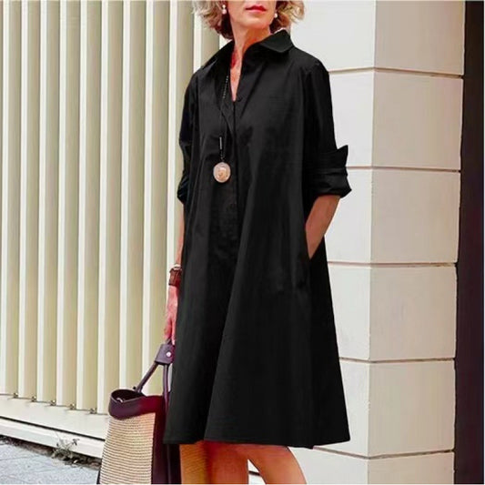Plus-size Loose-fitting Top Dress