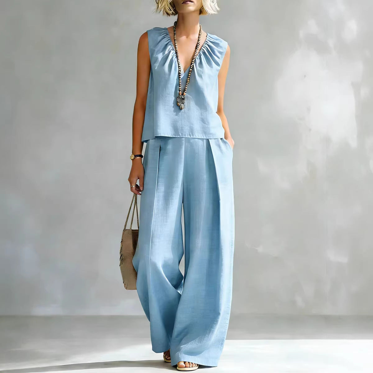 Sexy Urban-style Sleeveless Pantsuit