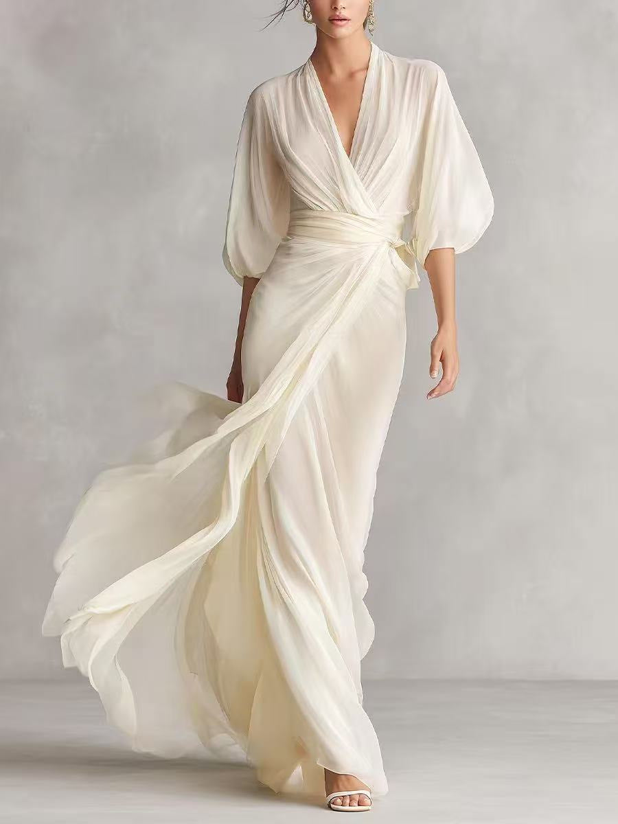 Slim-fit Long Dress For Women